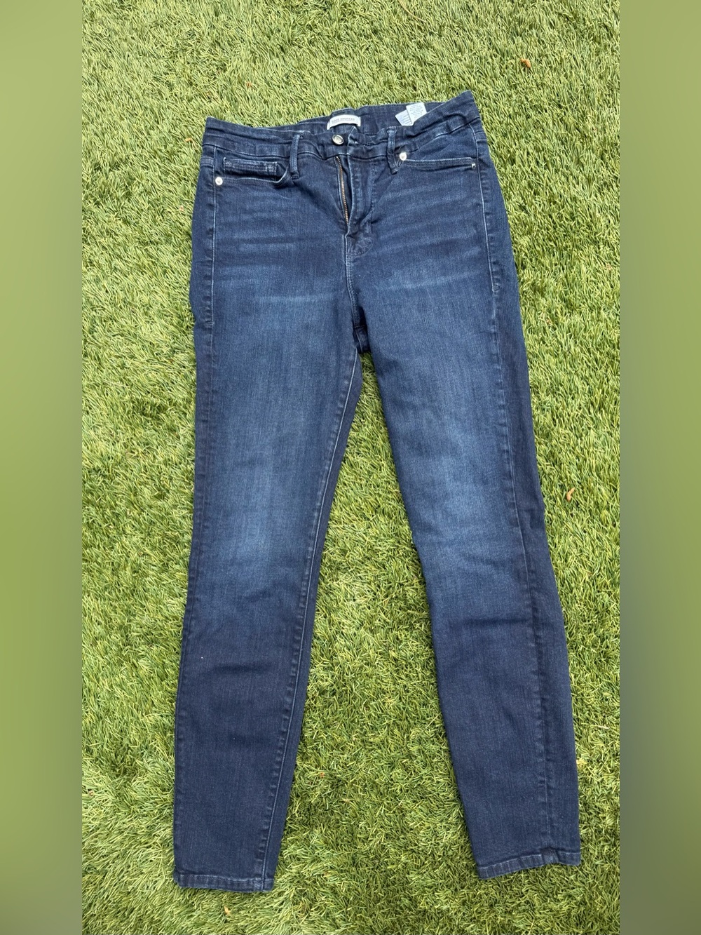 Good American Dark Indigo Skinny Jeans